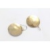 Earrings silver 925 sterling dangle gold rhodium black onyx zircon stone C 429
